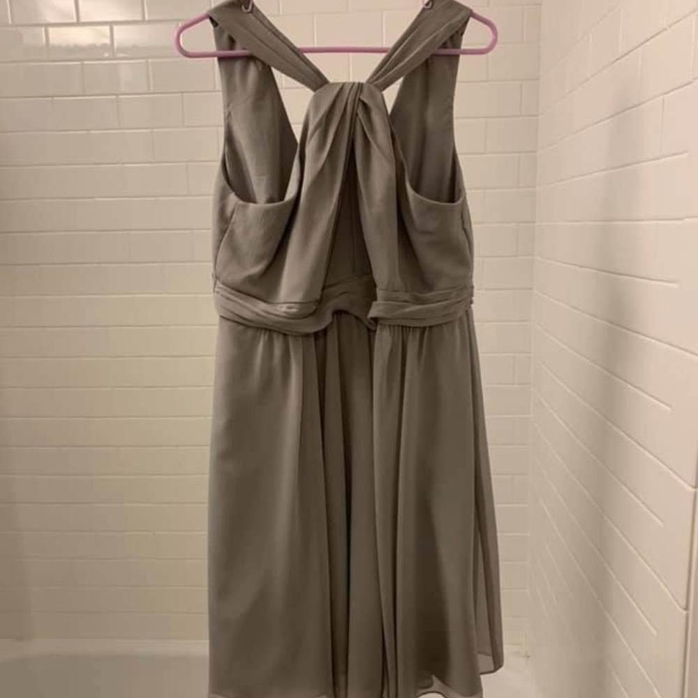 Silver/Gray Bridesmaid Dress